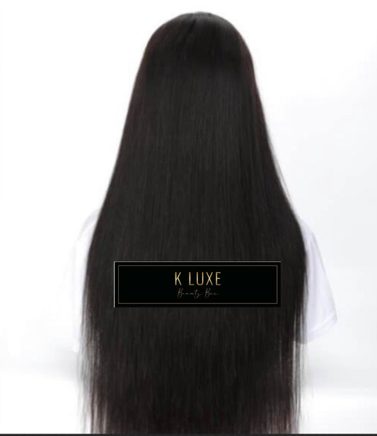 Transparent Lace Frontal Wig- Luxe Straight