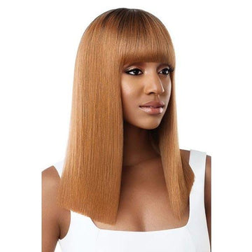 COMPLETE CAP QUICK WEAVE Wig- Juno Bang