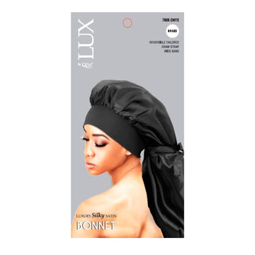 SOLID LUXURY SILKY SATIN BONNET - BRAID