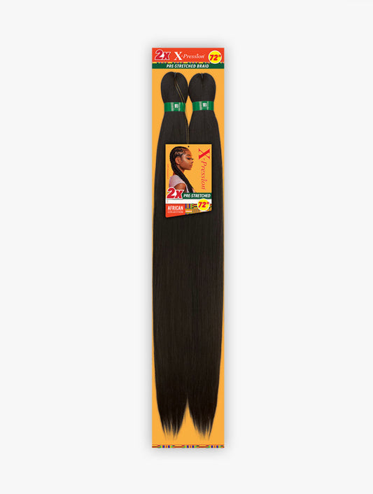Sensational -2X X-PRESSION PRE-STRETCHED BRAID 72″