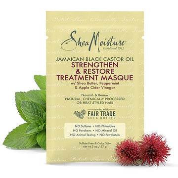 SheaMoisture- Jamaican Black Castor Oil Strengthen & Restore Treatment Masque - 2oz