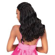 JANET COLLECTION- EXTENDED PART SWISS LACE WIG - Braid LANA