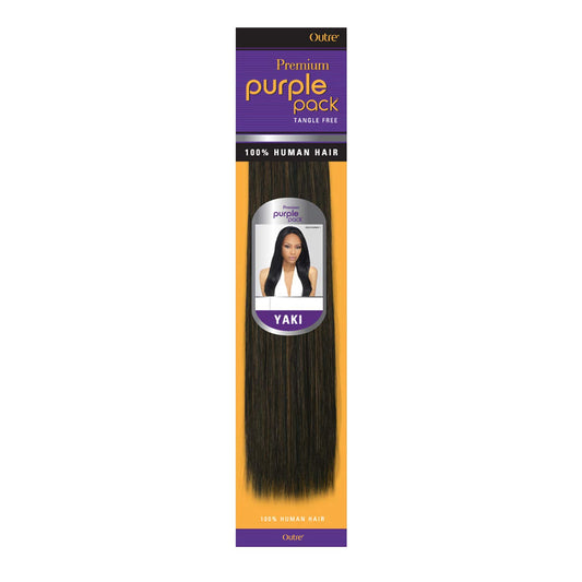 100% Human Hair Purple Pack YAKI 10”