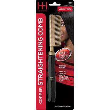 Hot & Hotter Thermal Straightening Comb Medium Teeth Straight
