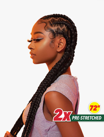 Sensational -2X X-PRESSION PRE-STRETCHED BRAID 72″
